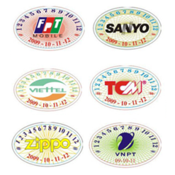 Tem niêm phong có nhiều mẫu mã