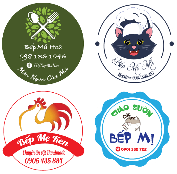 In decal logo