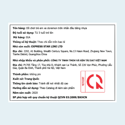 In tem nhãn phụ giá rẻ lấy ngay tại Hà Nội - In Hương Giang